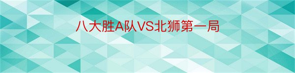 八大胜A队VS北狮第一局